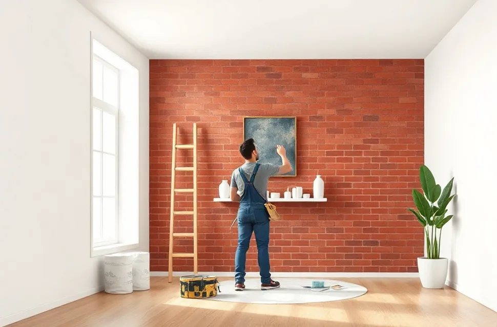 Intérieur rénové après travaux de peinture à Castelnau-le-Lez